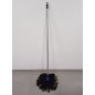 Schleife Bodenwischer Mikrofasermopp mit schwarzem Faden + Besenstiel 140 cm Schleife Bodenwischer Mikrofasermopp mit schwarzem Faden + Besenstiel 140 cm