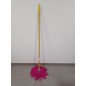 Mocio in microfibra MAX Pro con filo rosa, filo universale, non graffia il pavimento, grande capacità di assorbimento Mocio in microfibra MAX Pro con filo rosa, filo universale, non graffia il pavimento, grande capacità di assorbimento