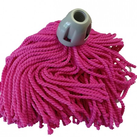 MAX Pro Microfiber Mop with Pink Thread, Universal Thread, Non-Scratching, High Absorption Capacity