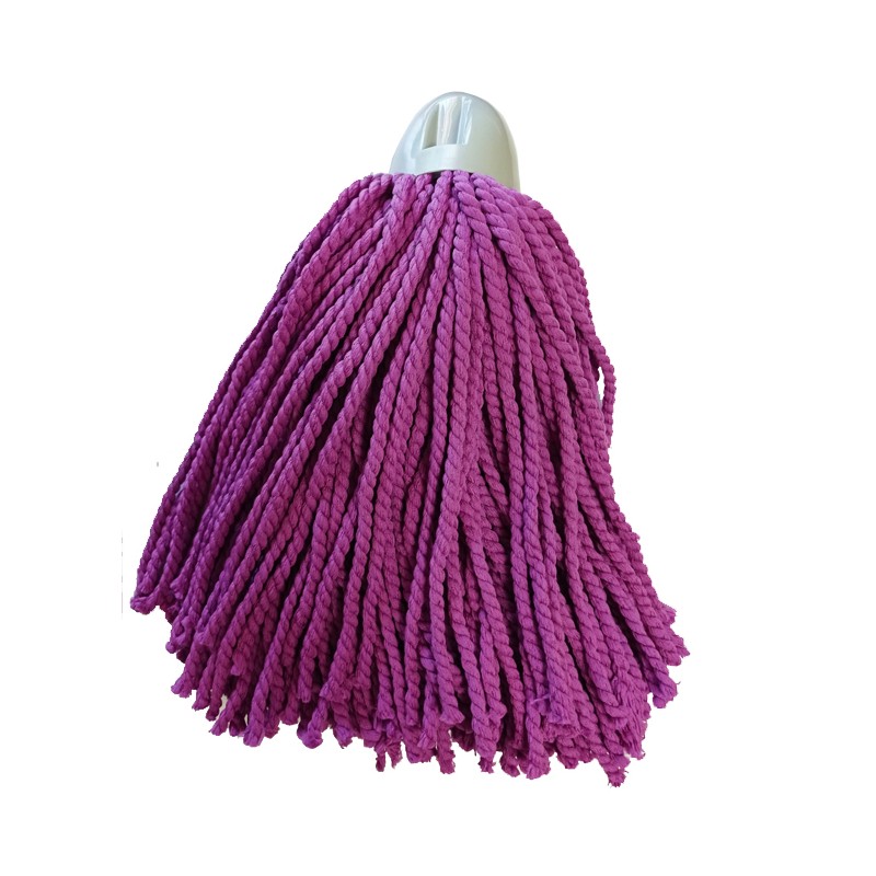 Schleife Bodenwischer Mikrofasermopp mit violettem Faden, Universalfaden, zerkratzt den Boden nicht, große Saugfähigkeit Schleife Bodenwischer Mikrofasermopp mit violettem Faden, Universalfaden, zerkratzt den Boden nicht, große Saugfähigkeit