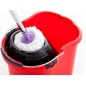 Cubo Fregona Professional Resistente Ovalado 16 litros con Escurridor y Asa Anatómica, rojo Cubo Fregona Professional Resistente Ovalado 16 litros con Escurridor y Asa Anatómica, rojo