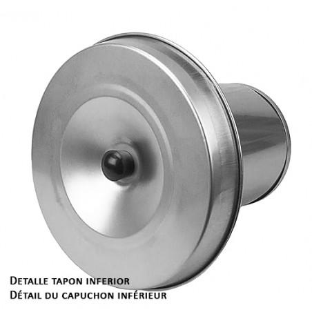 Abbeveratoio per polli 5L, acciaio inossidabile, senza BPA, senza bordi pericolosi, da appendere, 24x38 cm