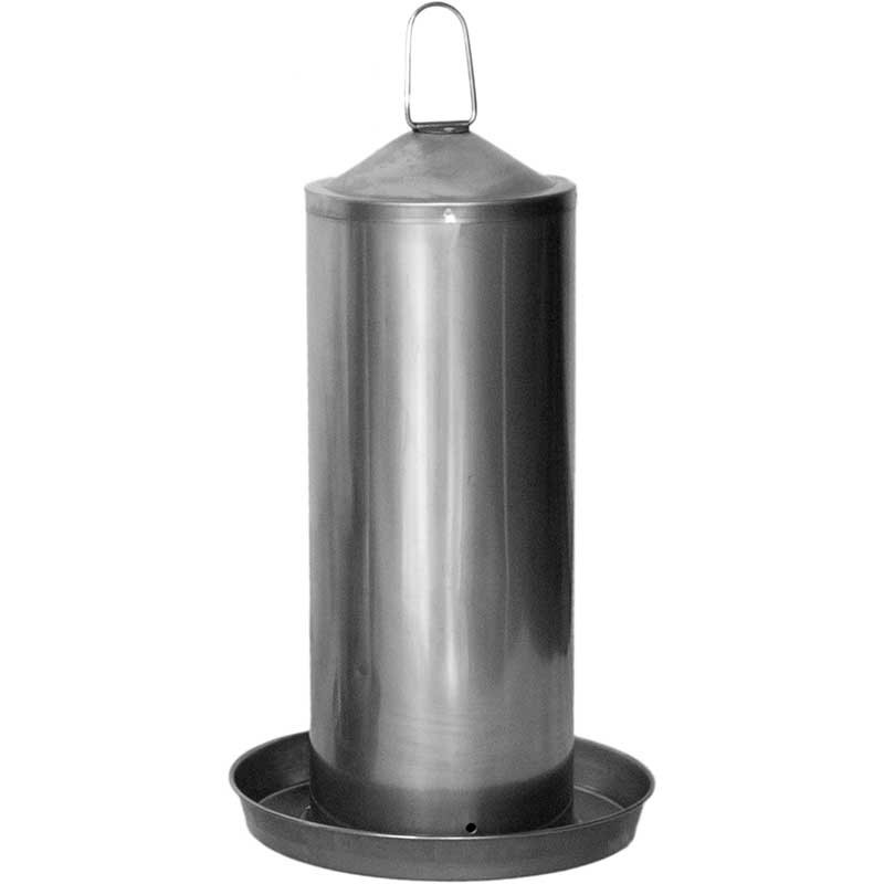 Chicken Drinker 5L, Stainless Steel, BPA-Free, No Dangerous Edges, Hanging, 24x38 cm