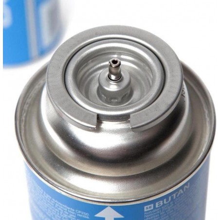 Cartucho de gás butano SuperEgo 220g para fogões e queimadores | Cartucho de gás para camping de 250ml | Botijões de gás