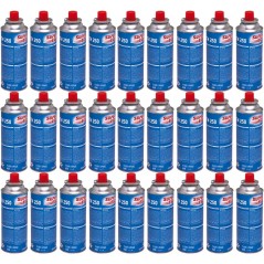 28 x SuperEgo 220g Butane Gas Cartridges for Stoves Burners, Camping Gas Cartridge 250, Gas Cylinders