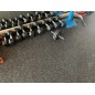 Pavimento de Caucho Gym 1,2 x 2 Metros, Grosor 4 mm, Negro Pavimento de Caucho Gym 1,2 x 2 Metros, Grosor 4 mm, Negro