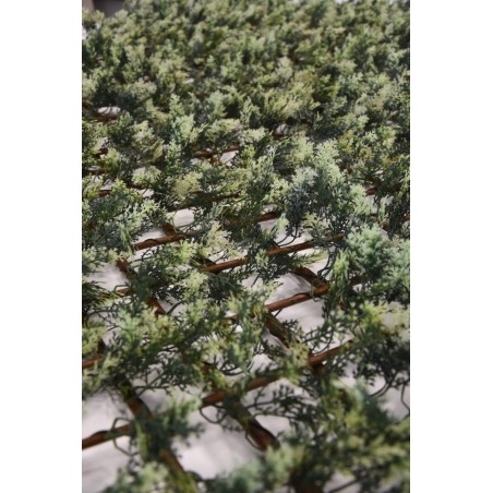 Rankgitter aus Holz, 100 x 200 cm | Rankgitter aus Zypressengeflecht | Rankgitter für drinnen und draußen | Ausziehbares Rankgit