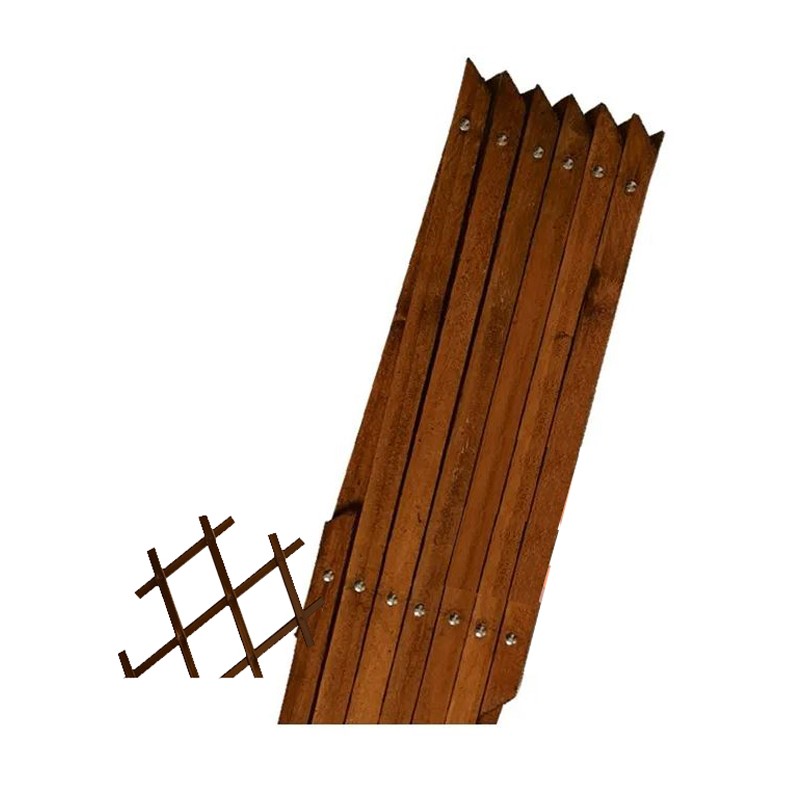  Tinted wooden trellis 40 x 180 cm for garden