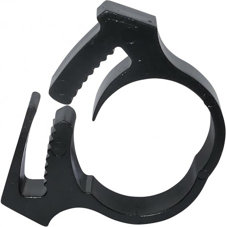 Pack 10 Abrazadera riego por goteo 16mm | Util para Tuberia de 16mm | Sujección del tubo para Riego por Goteo