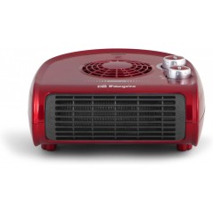 Riscaldatore orizzontale Orbegozo. Due livelli di potenza: 1250W-2500W. Colore rosso. Selettore rotativo a tre posizioni.