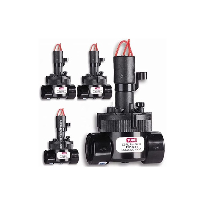 Lot de 4 Électrovanne d'arrosage 1'' 24V Toro EXFLO, pour les programmeurs 24V Lot de 4 Électrovanne d'arrosage 1'' 24V Toro EXFLO, pour les programmeurs 24V