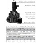 4 x Electroválvula de Riego 1" 24V EZ FLO PLUS, rosca hembra. Funciona con programadores eléctricos