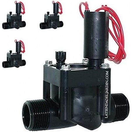 4 x PGV-100-MM 1'' 24V Válvula solenóide de irrigação com rosca macho Hunter