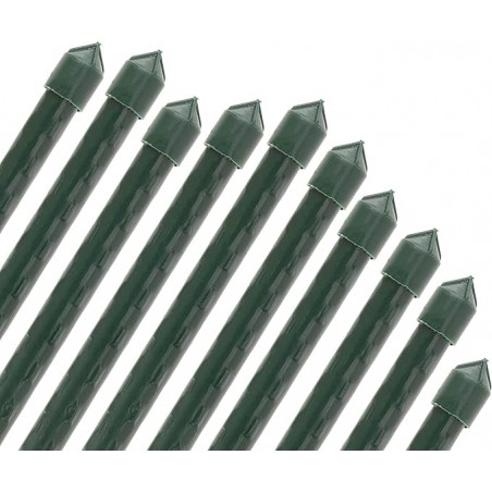 Set di 50 Tutore in bambù plastificato da 150 cm, asta di bambù 12-14 mm. Asticelle di bambù ecologiche per sostenere alberi, pi
