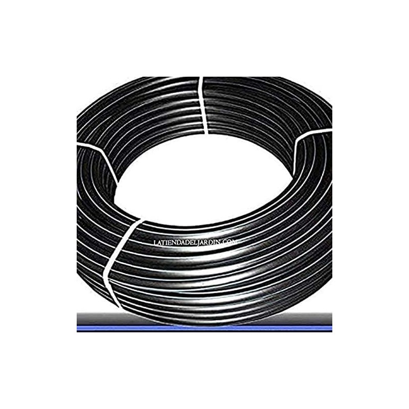 32 mm 16 bar 25 m Trinkwasserrohr | 32 mm PE100 lebensmittelechtes, hochdichtes Rohr | AENOR-Polyethylenrohr mit blauem Band