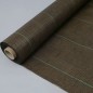 Filet anti-mauvaises herbes marron 2 x 100 m, 130 gr/m2, maille géotextile respirante et perméable à l'eau. Protection contre le Filet anti-mauvaises herbes marron 2 x 100 m, 130 gr/m2, maille géotextile respirante et perméable à l'eau. Protection contre le