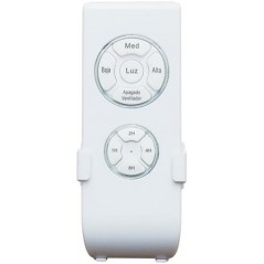 Ventilador de techo con luz LED Orbegozo, mando a distancia, 3 velocidades, 60W, color Silver.