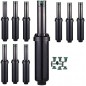 10 x Aspersor de riego Hunter SRM-04, Rosca hembra 1/2'', Alcance 4 a 9,4 metros, ángulo ajustable