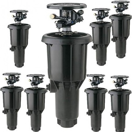 8 Stück Sprinkler Aufsteigender Aufprall-Beregnungssprühkopf Rain Bird MaxiPaw 1/2 und 3/4''