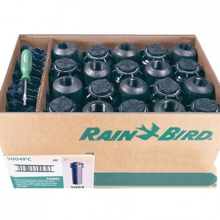 20 Stück Versenkregner Rain Bird 5004-PC 3/4'', reichweitenradius 7,6 - 15,2 m