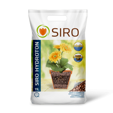 Argilla espansa 45L. Terriccio per terreni e piante. Substrato drenante per vasi, giardini e colture idroponiche.