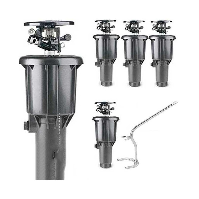 Set di 5 Irrigatore Rain Bird Maxipaw 1/2''-3/4'', Raggio 6,7 a 13,7 m, angolo regolabile
