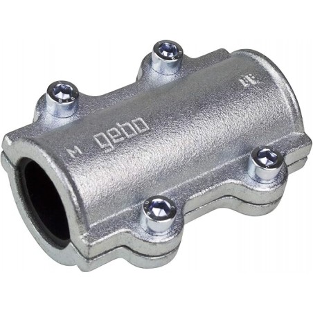 Morsetto per tubi in acciaio da 1" per tubi in PE, acciaio e metallo. Consigliato per tubi da 32 mm.