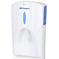 Dispensador de agua Orbegozo. Dispensa agua fría y del tiempo. Depósito de 8 litros. Capacidad refrigerada 0,8 litros.