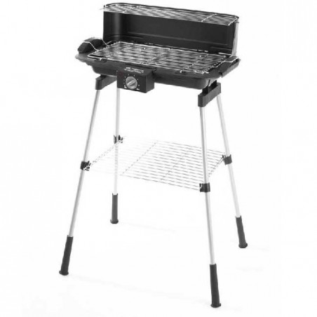 Barbecue de table électrique Orbegozo 2200W avec pieds. Dimensions de la grille: 39x21,5 cm