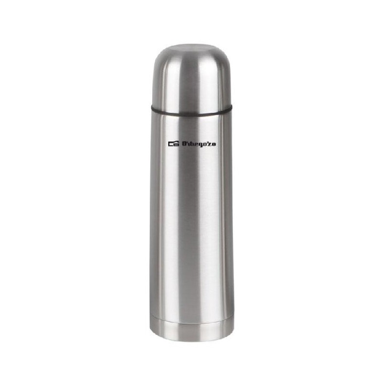 Orbegozo stainless steel liquid thermos. 500 ml capacity. Orbegozo stainless steel liquid thermos. 500 ml capacity.