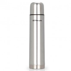 Orbegozo Stainless Steel Liquid Thermos. Capacity 1000 ml.