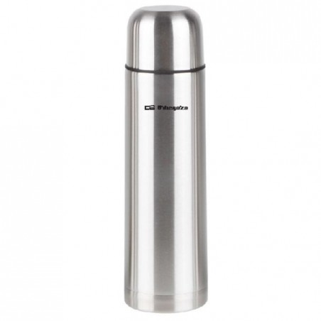 Garrafa térmica de aço inoxidável com capacidade para 750 ml. Grande capacidade. Perfeita para bebidas quentes.