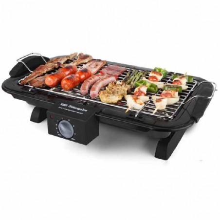  Orbegozo tabletop electric barbecue.  Grill size: 39 x 21.5 cm.  Power 2200W.