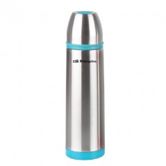 Orbegozo liquid flask. 350 ml capacity. Made of stainless steel.