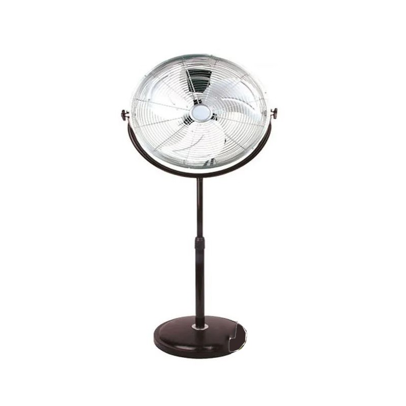 Ventilatore da terra da 90 W, 40 cm, 3 velocità, silenzioso, altezza regolabile