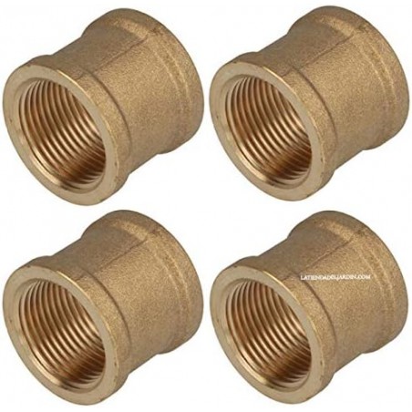 4 x 1 1/2 "brass threaded female sleeve