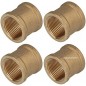 4 x 1 1/2 "brass threaded female sleeve 4 x 1 1/2 "brass threaded female sleeve
