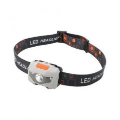1 lampada frontale a LED, 140 lumen, autonomia 360 min
