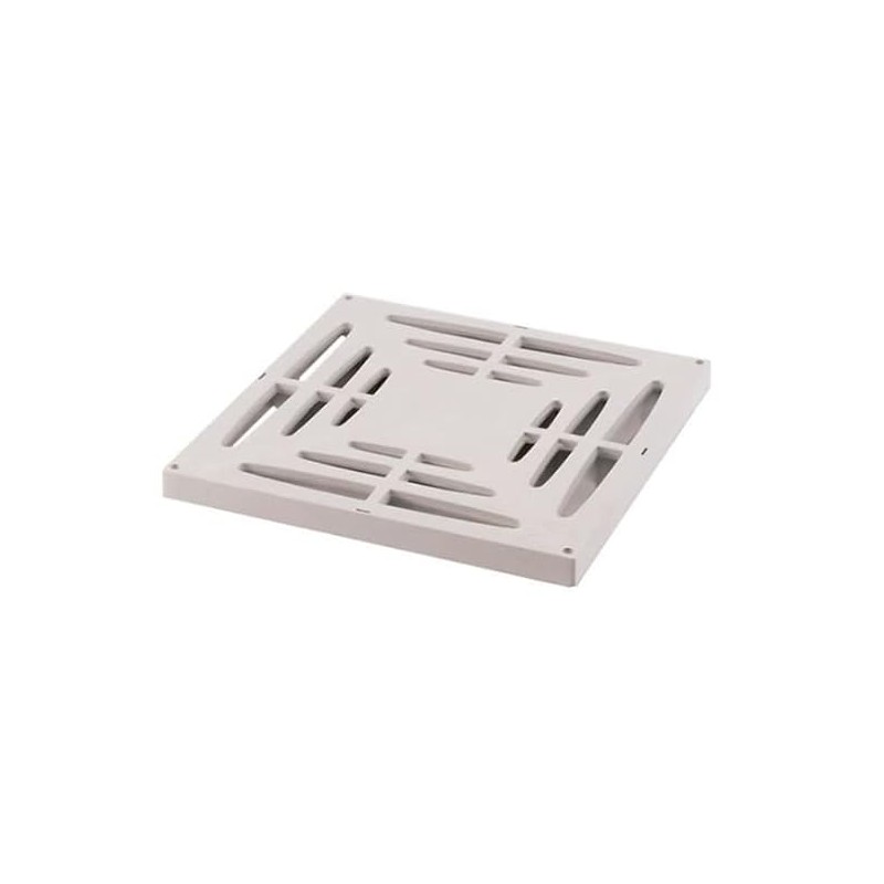 Grille 28 x 28 cm pour chambre de drainage monobloc 30 cm | Couvercle pour caniveaux et systèmes de drainage