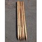 10 x Estaca para arboles 4 cm x 150cm, poste tutor de madera redondos con punta, empalizadas, Estaca de fijacion, tutores