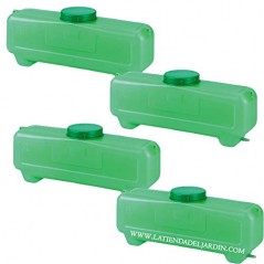 4 x 7 litre water tank with filter, 47x11x18 cm