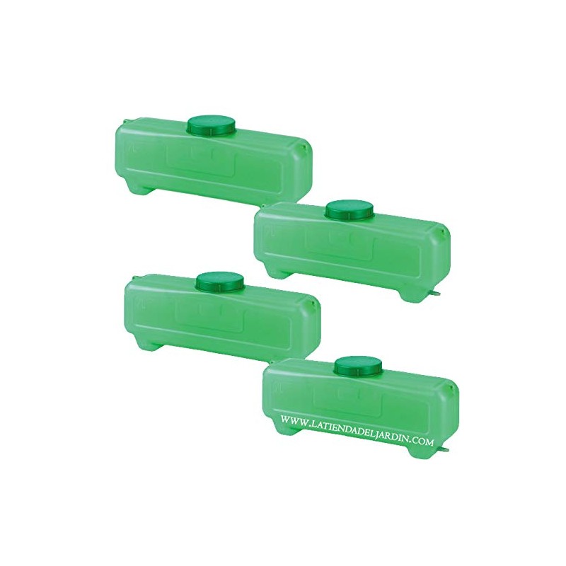 4 x 7 Liter Wassertank mit Filter, 47x11x18 cm