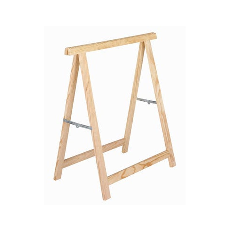 Caballete de Madera Plegable para Carpintería y Bricolaje 74x73,5 cm | Ideal para Montar Tableros y Cortar Madera Caballete de Madera Plegable para Carpintería y Bricolaje 74x73,5 cm | Ideal para Montar Tableros y Cortar Madera