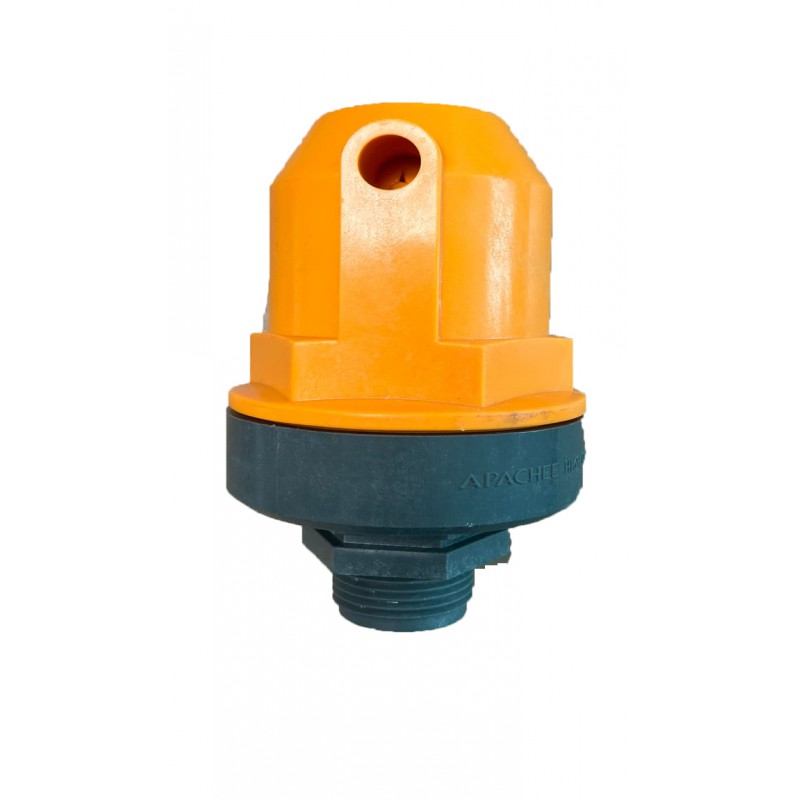  1" PVC automatic bifunctional suction cup. Maximum working pressure 16 bar.