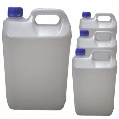 Set di 4 Serbatoi d'Acqua de 5 litres pour climatisation. Pichet plastique alimentaire 10 litres, stockage et transport