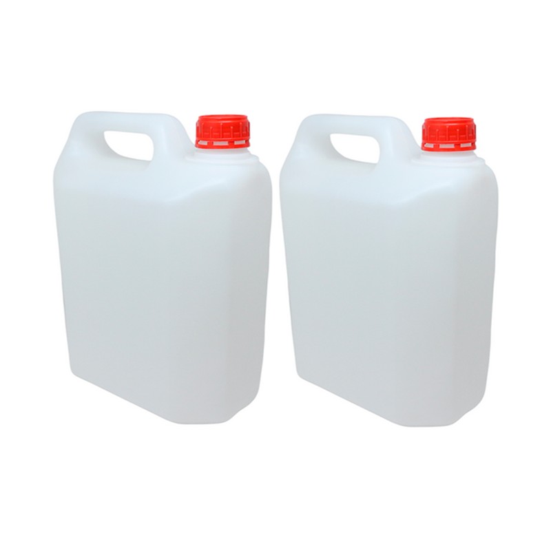 Confezione da due taniche per condensatori dell'aria condizionata da 10 litri. Taniche in plastica per alimenti da 10 litri per 