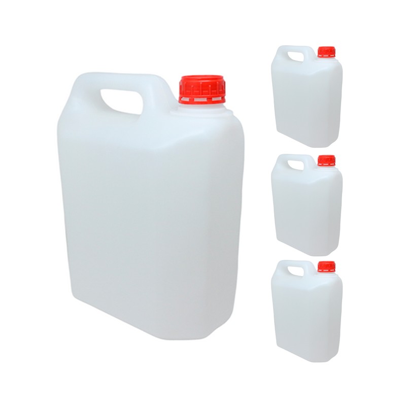 Pack of 4 10-litre condenser drums for air conditioning. 10-litre food-grade plastic bottle, storage and transport Pack of 4 10-litre condenser drums for air conditioning. 10-litre food-grade plastic bottle, storage and transport