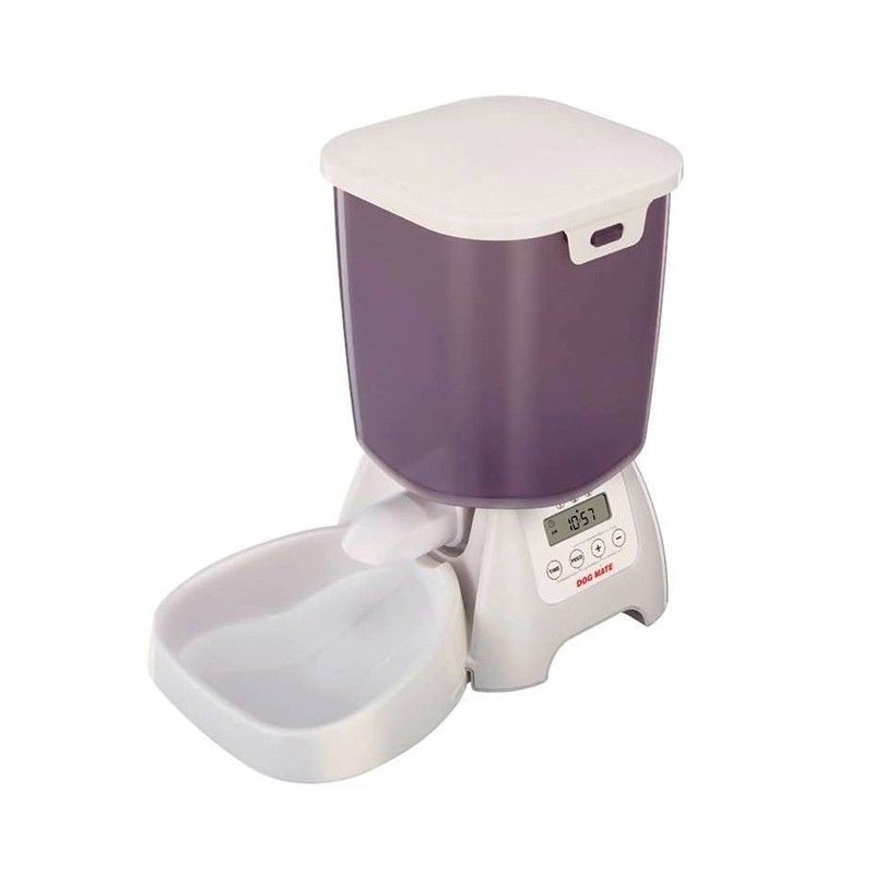 Automatic feeder for cats and dogs, 3 kg capacity, 36 x 21 x 35 cm. Touch LED panel. Allows programming of up to 3 meals.