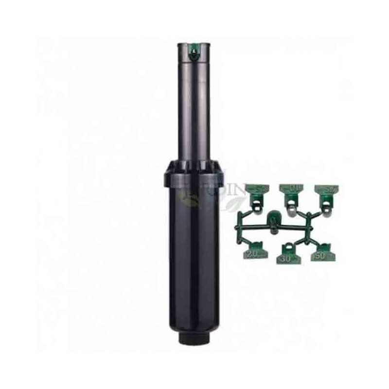 Arroseur Hunter SRM04 1/2'', arroseur turbine d'arrosage, portée 4,9 à 14 m, angle réglable Arroseur Hunter SRM04 1/2'', arroseur turbine d'arrosage, portée 4,9 à 14 m, angle réglable
