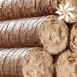 Ökologische Steinholzbriketts 14 kg – Kaminbriketts, natürlicher Brennstoff für Öfen und Kamine